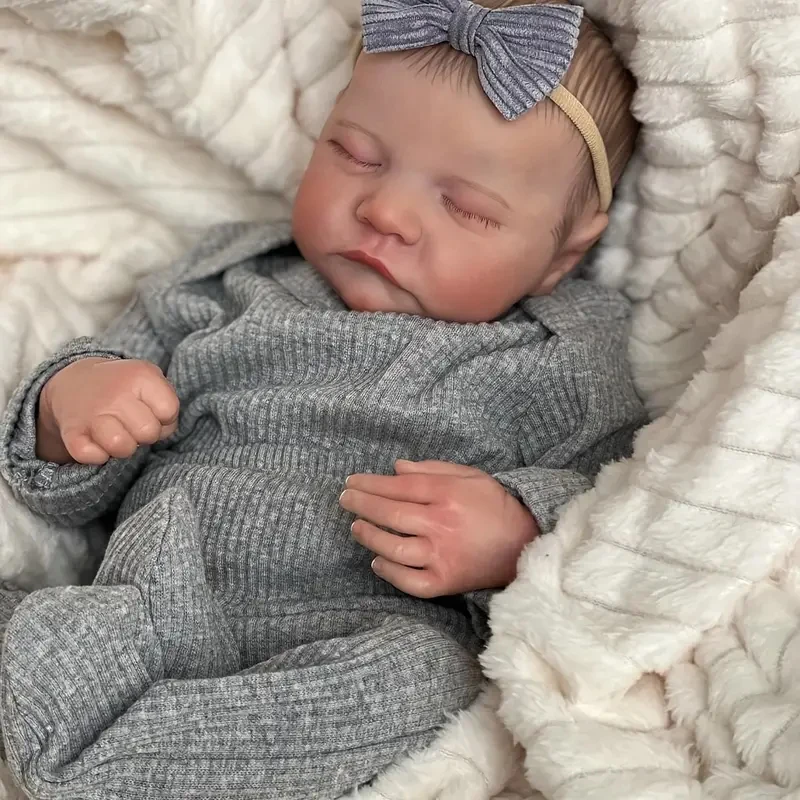 

Lifelike Reborn Doll – 50cm Bathable Realistic Baby Doll