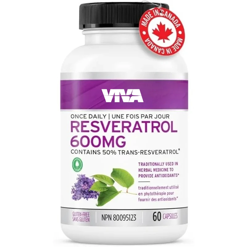 Premium Antioxidant Complex with 600mg Resveratrol for Cell Defense
