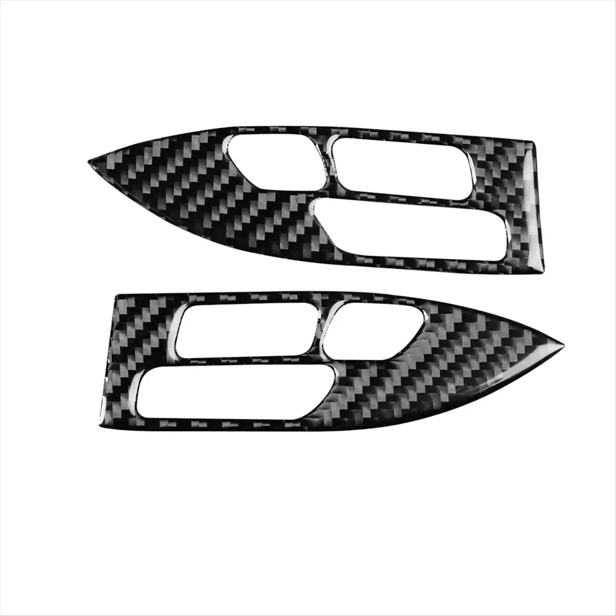 ABQE For Honda Acura TSX 2004-2008 Carbon Fiber Car Steering Wheel Button Trim Stickers Interior Accessories