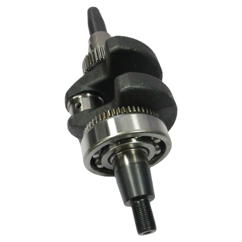 For 188F Crankshaft Assembly with Gear Bearing 6308 Air-cooled Generator Set Accessories, Taper Shaft
