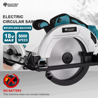Electric Goddess 5/7-Inch Brushless Electric Circular Saw Cordless High-Efficiency Woodworking for 18V Makita Battery pins