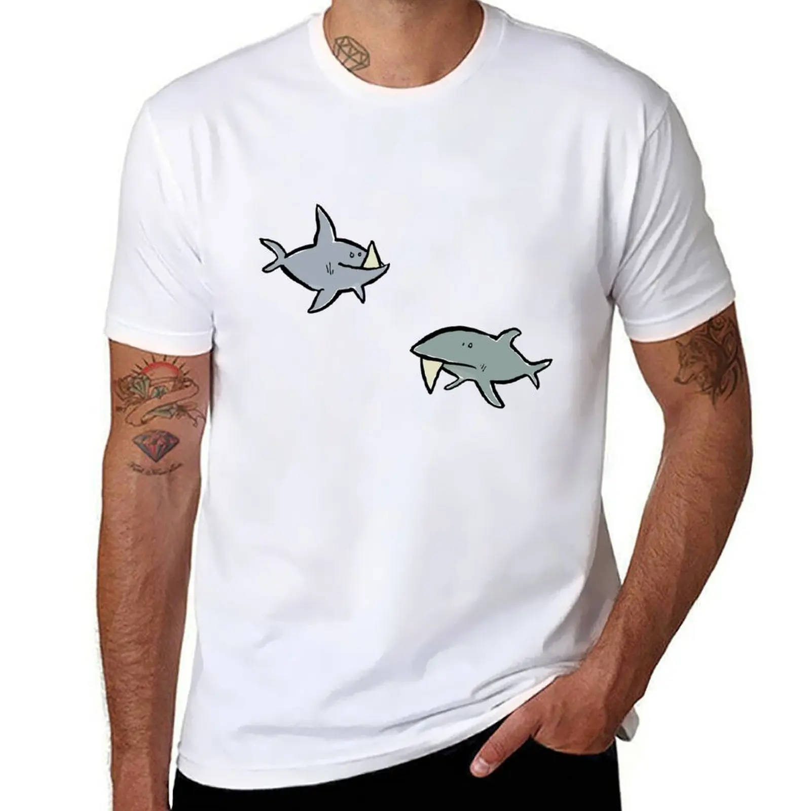 

megalodon T-Shirt Casual Trendy Streetwear Tee Shirt