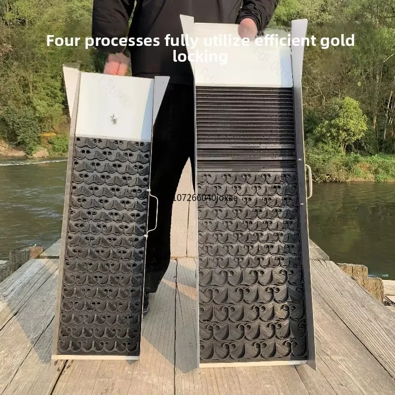 Portable Gold Washing Kit Concentrator Vortex Ultrafiltration Gold Mining Sluice Box Complete Tools