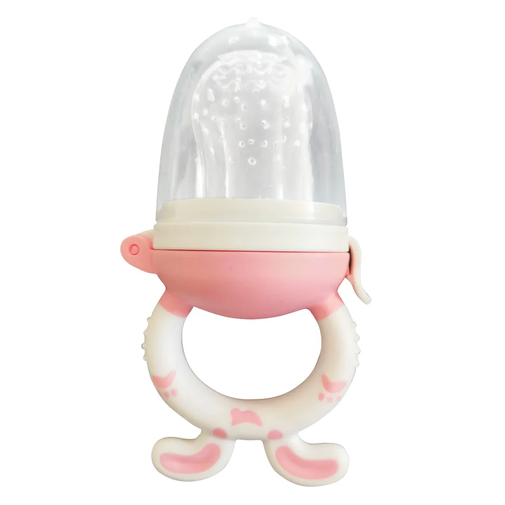 Cartoon Baby Fruit Feeder Baby Nipple Food Vegetable Supplement Soother Nibbler Baby Feeding Teething Fresh Fruit Pacifiers