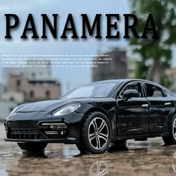 Modèle réduit de Porsche Panamera en métal, échelle 1/55e, pour enfant, véhicule de simulation, fait à la main, pour garçon