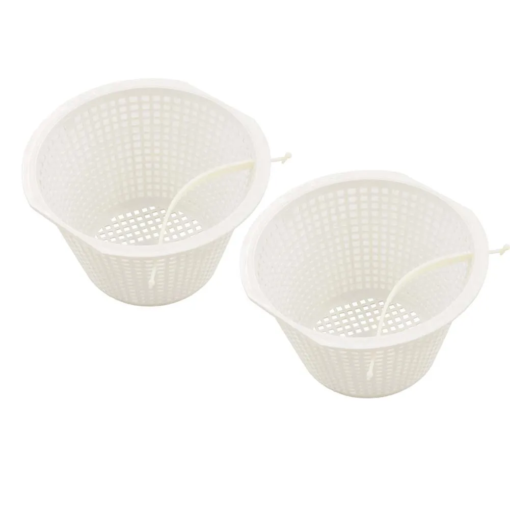 For Skimmer Maintenance Pool Skimmer Basket Captures Leaves And Debris Lightweight Plastic Replacement Part ABS Construction