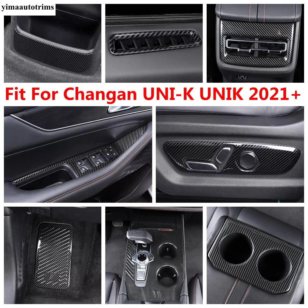 

Seat Adjust Panel / Glove Box / Gear Shift / Water Cup / Head Light Cover Trim Accessories For Changan UNI-K UNIK 2021 - 2024