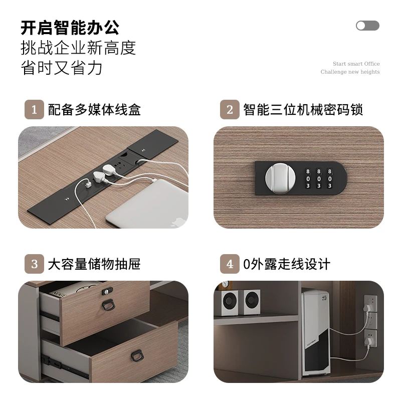 Mesa chefe mesa simples e moderna mesa de moda