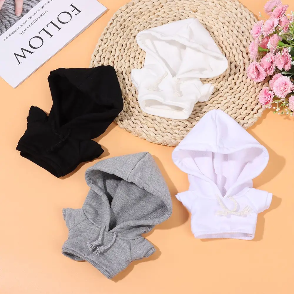 20CM Doll Clothes Fashion Tops Hoodies 1/11 1/12 OB11 Dolls Clothes Elastic Sweatshirt Outfits For Idol Dolls Accessories