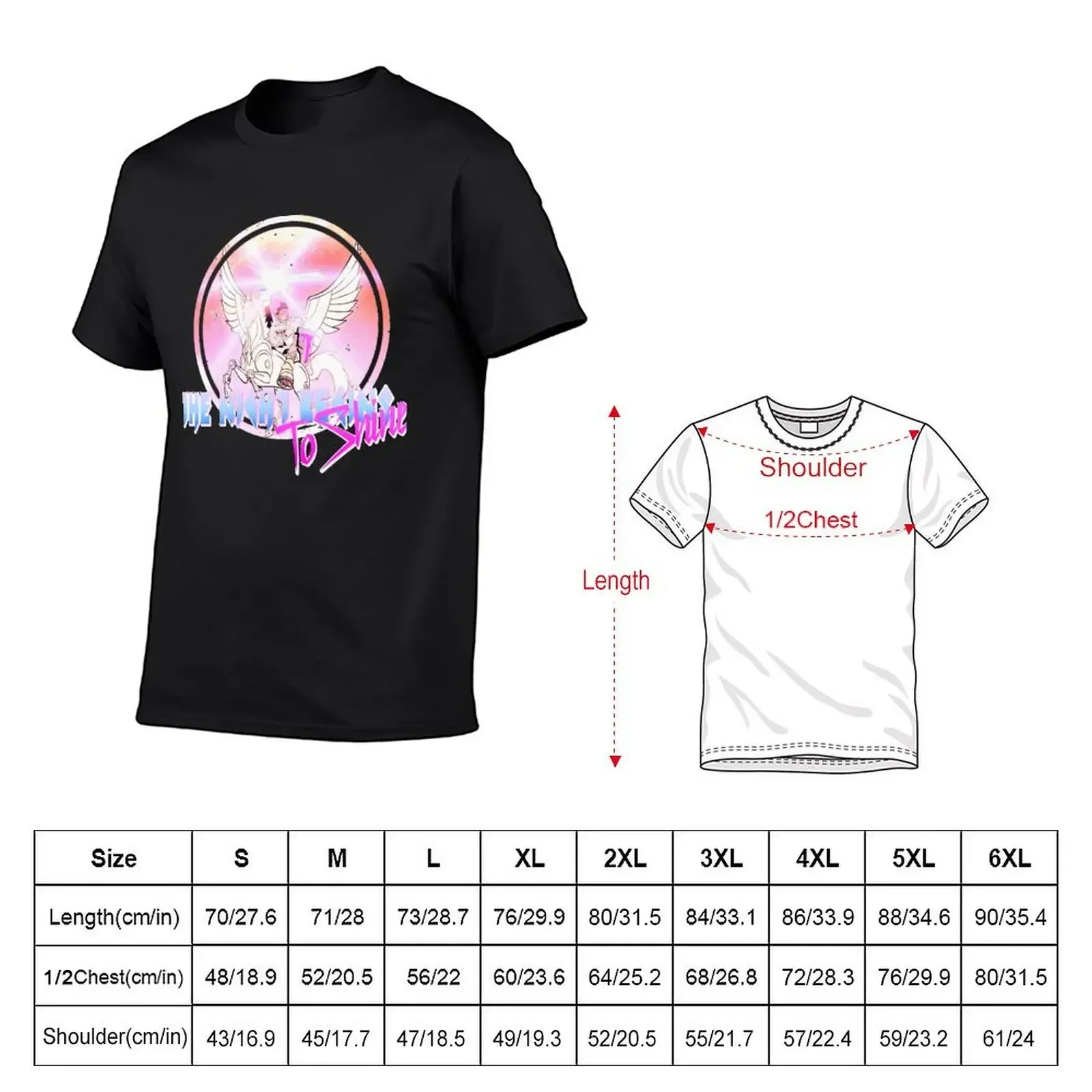 Cyborg -Night begins to Shine Classic T-Shirt plus size clothes sports fans kawaii clothes slim fit t shirts for men