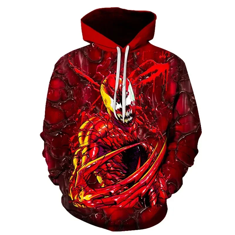 Superhero Venom 2 Hoodie Cosplay Eddie Edward Brock 3D Printed Hoodies Sweatshirt Tops