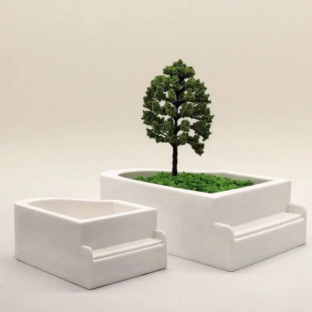 

Фортепианный горшок для растений, силиконовая форма для Jesmonite, бетонные садовые горшки ручной работы, изготовление украшений дома своими руками