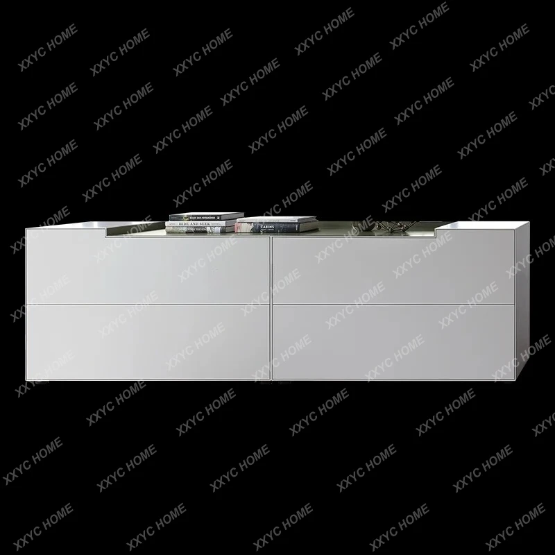 L minimalist paint chest, bedroom projection, bedside storage, drawer cabinet