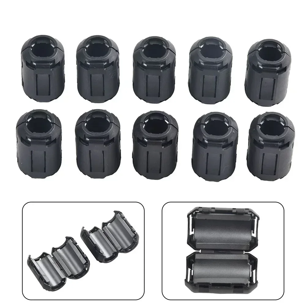 10pcs TDK Ferrite Core Noise Suppression Filter Ring Noise Suppressor Filter Ring Cable Clamp RFI EMI For Audio Video Cables