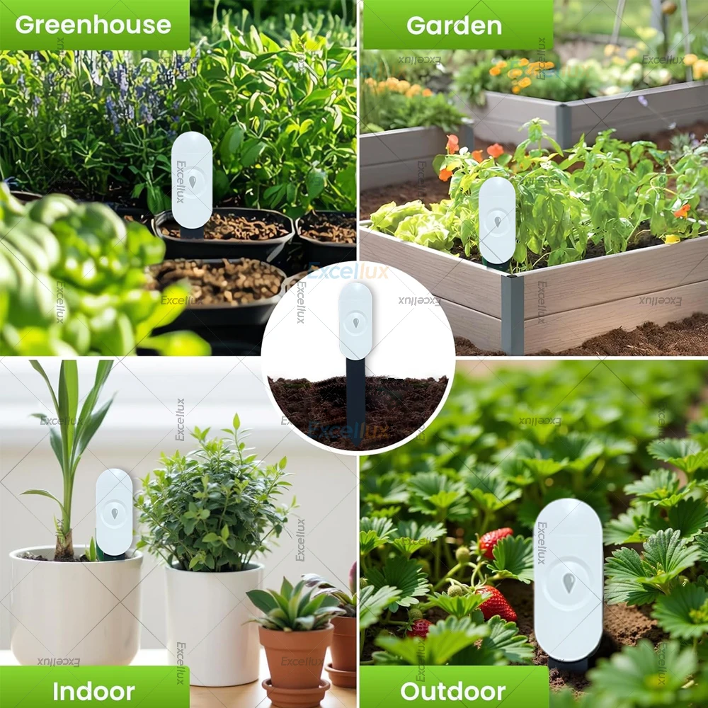 3 In 1 Tuya Zigbee Soil Tester Moisture Sensor With Temperature Humidity Detection For Smart Life App Home Assistant Zigbee2mqtt - Image 6
