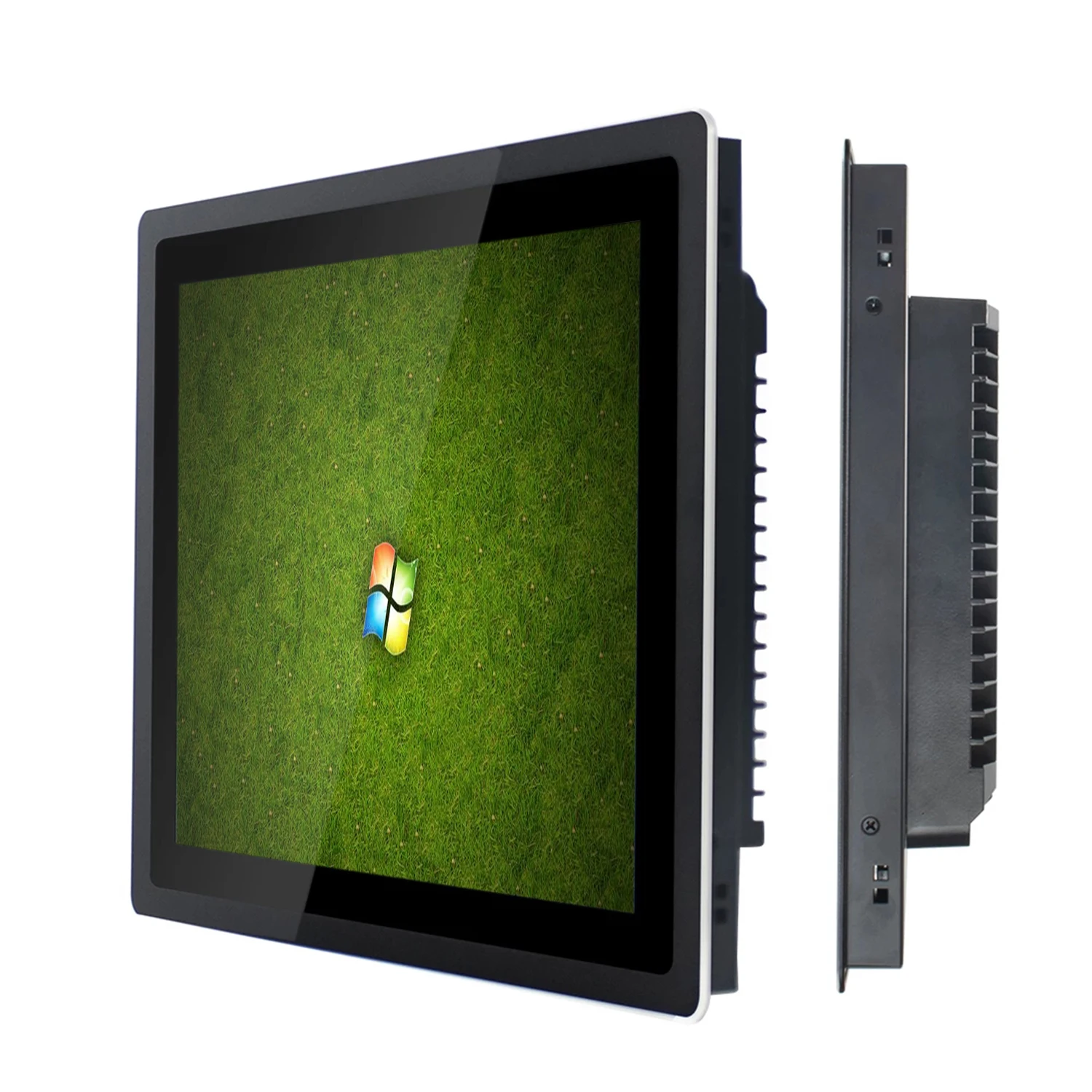 

10 15-дюймовых промышленных компьютеров, универсальный панельный ПК с емкостным сенсорным экраном, планшетный ПК Celeron J1800, встроенный Wi-Fi Win10 Pro