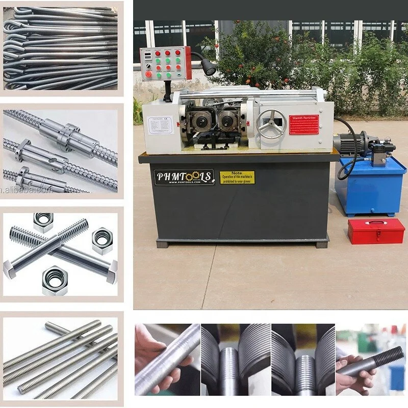 CNC Rebar Thread Rolling Machine for Steel Round bar Thread Formation Machine Thread Rolling