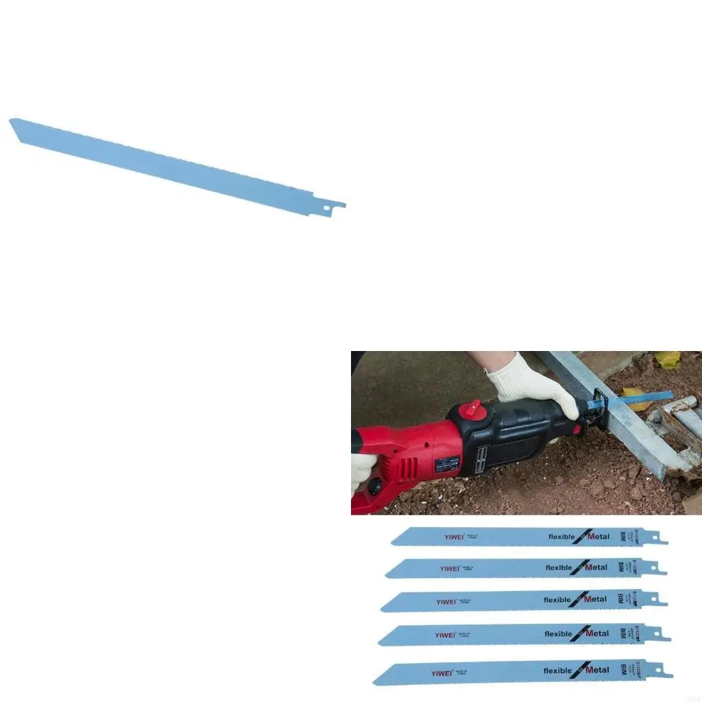 

5 шт. S1122BF полотна сабельной пилы 227 мм 9 дюймов для резки металла и дерева