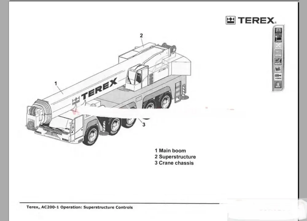 

AutoDVD for Terex Crane Shop Manual, Parts Manual, Operation and Maintenance Manual
