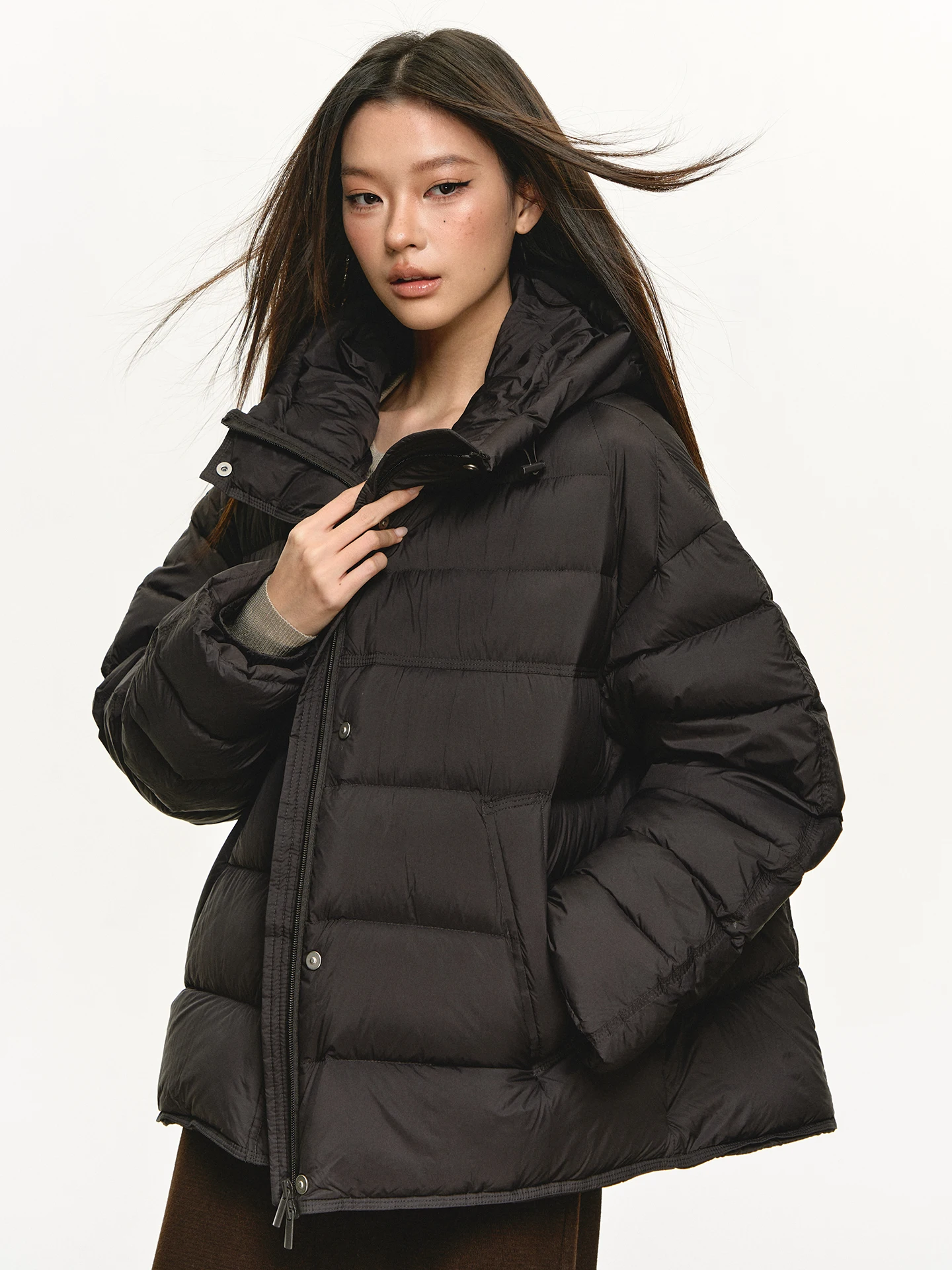 

Anna Aneae90 Women's down Jaet Lightweight ort Bread Sle Yellow Du down Warm Autumn Winter Casual Faion Coat