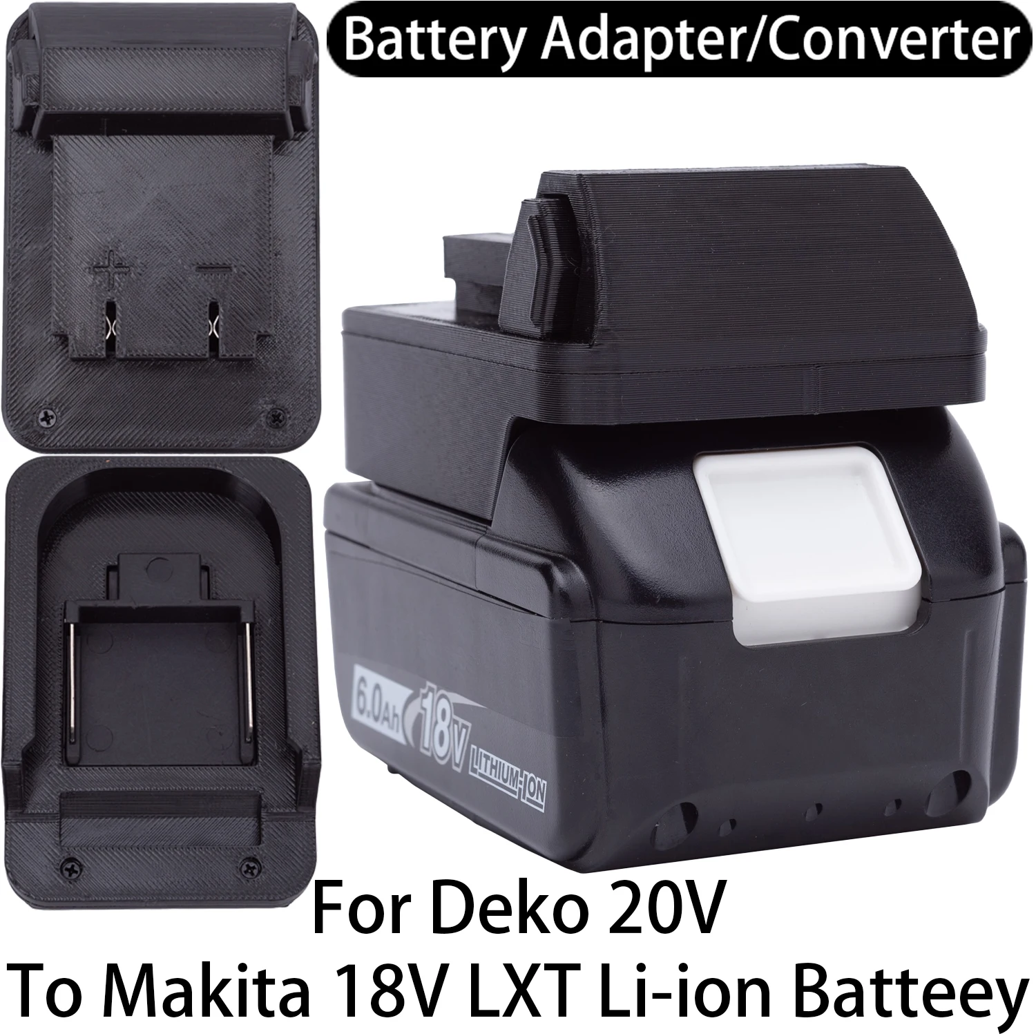 Adapter Converter For DEKO 20V Li-ion Tool To Makita 18V LXT Li-ion Battery Adapter Converter Power Tool Accessory