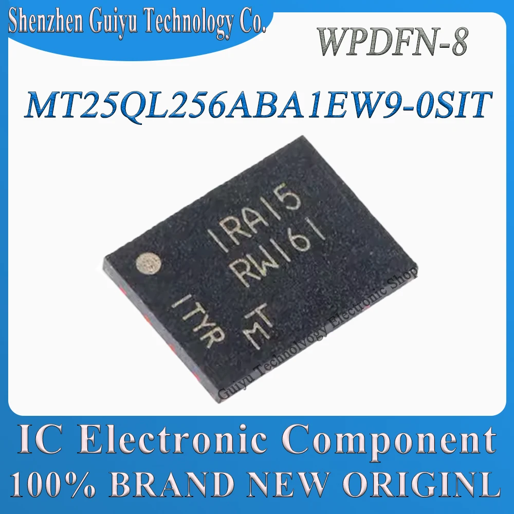 Chip WPDFN-8 IC, RW161, MT25QL256ABA1EW9-0SIT, MT25QL256ABA1EW9-0S, MT25QL256ABA1EW9, MT25QL256ABA, MT25QL256, MT25QL, WPDFN-8