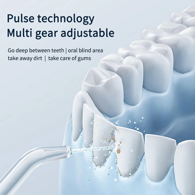 Sikat Gigi Listrik Rumah Tangga Flosser Air Pijat Kalkulus Penghapusan Sikat Gigi Gigi Mempromosikan Sirkulasi Darah Gingiva