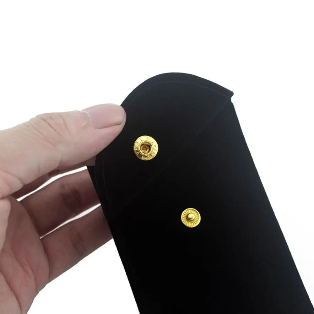 New Flannelette Watches Pouch Portable Snap Storage Bag Dust Protect Gift Packaging Men