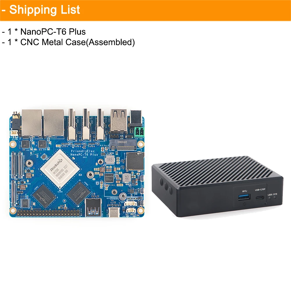 NanoPC T6 Plus Development Board with 2.5G Ethernet
