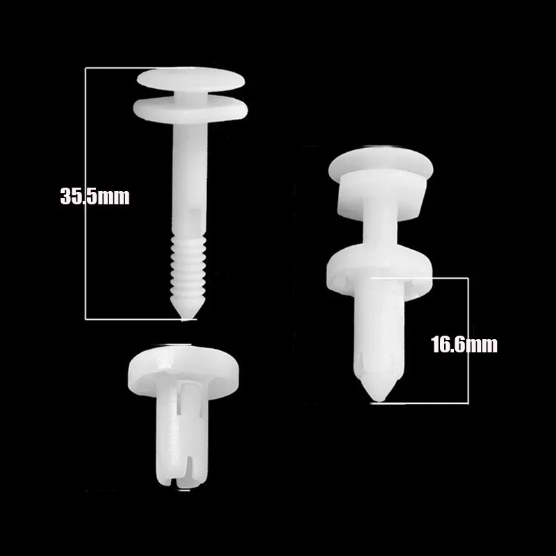 50Pcs Door Trim Panel Push Type Clip Retainer Plastic Rivet Auto Fasteners For GM GMC Chevrolet Tahoe Astro C1500 C2500 15960325