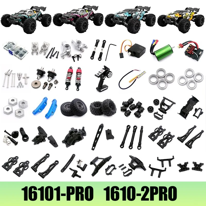 SCY 16101 PRO 16102 PRO RC Automotive Parts Turning Shaft Gear Bearing Pull Rod Steering Cup Swing Arm Motor Tire Screws