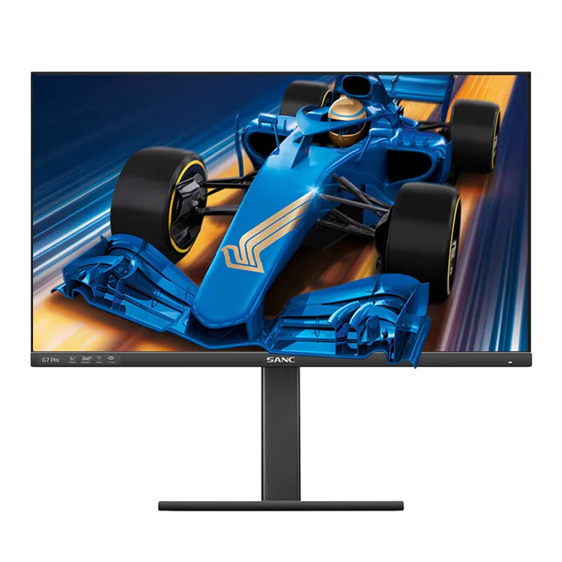 SANC 27 Inch Monitor Fast IPS Panel 360Hz 0.5ms Esports Screen Low Blue Light Rotating Lifting CSGO Display Screen G7Pro