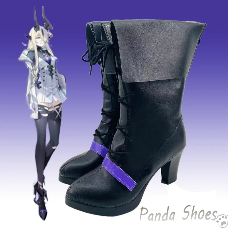 

Game Arknights Eblana Cosplay Shoes Anime Cos Comic Cosplay Costume Prop Shoes for Con Halloween Party