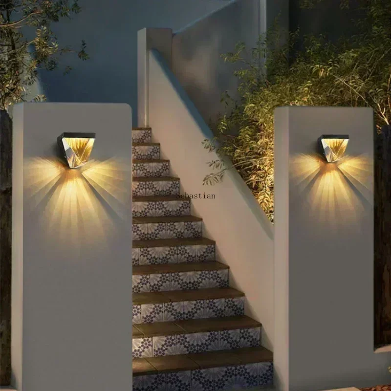 Outdoor Courtyard Corridor Table Lamp, Exterior Wall Decoration, Lamp,Outdoor Lighting Minimalist Modern Wall Lamp