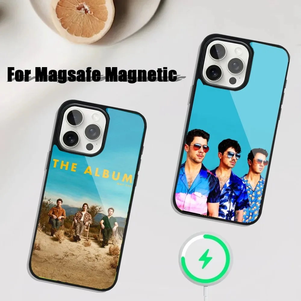 J-Jonas Brothers Phone Case For iPhone 16,15,14,13,12,11,Plus,Pro,Max Mini Magsafe Magnetic Wireless Charging