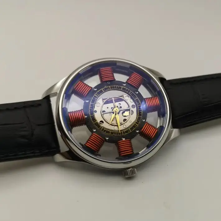 Personalized Watch, Handmade Original Quartz Watch, Trend Electronic Watch, Iron Man Heart Reactor
