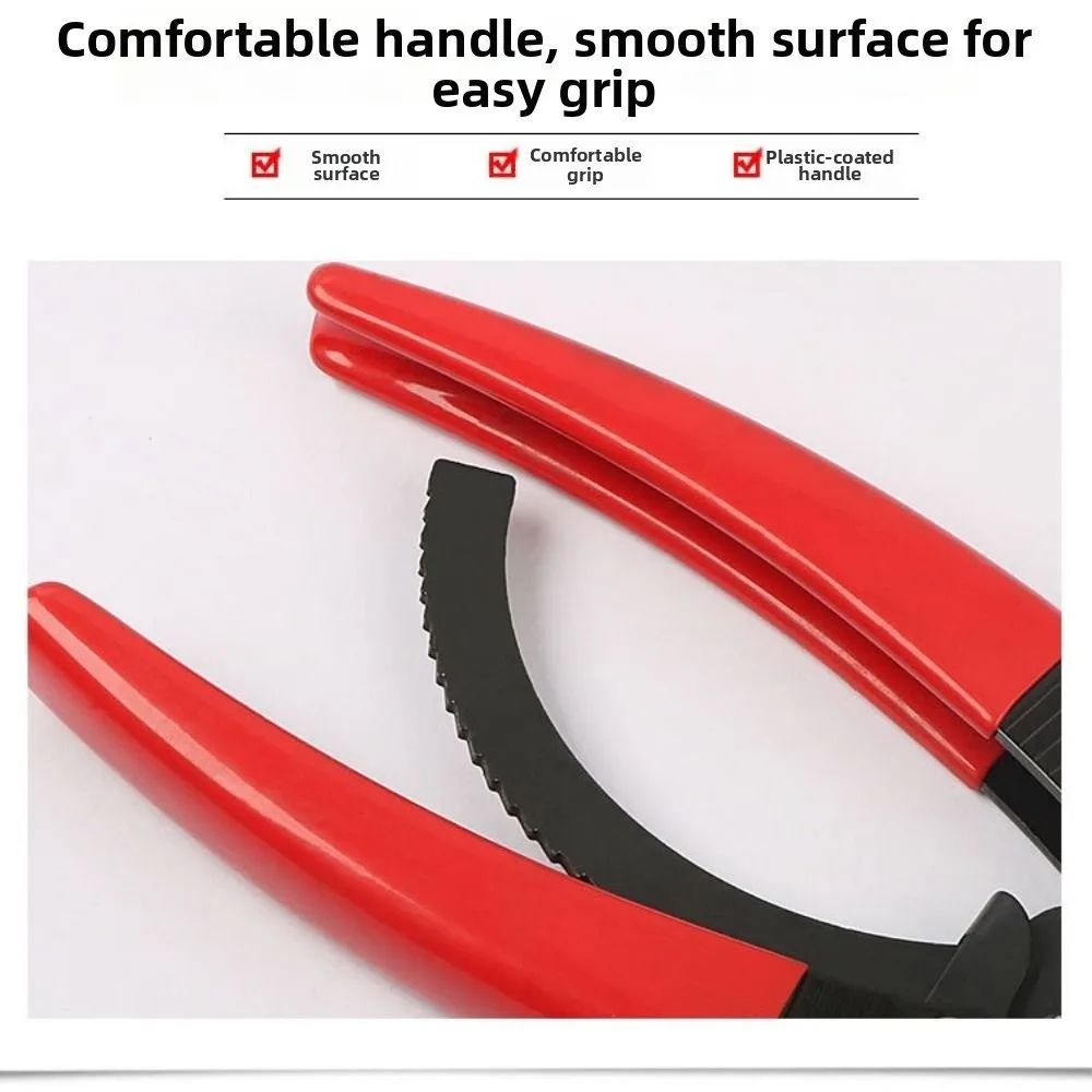 

8/10/12 Inch Automotive Hose Clamp Pliers Automatic Locking Adjustable Oil Hose Pliers Anti-Slip Handle Auto Repair Tool