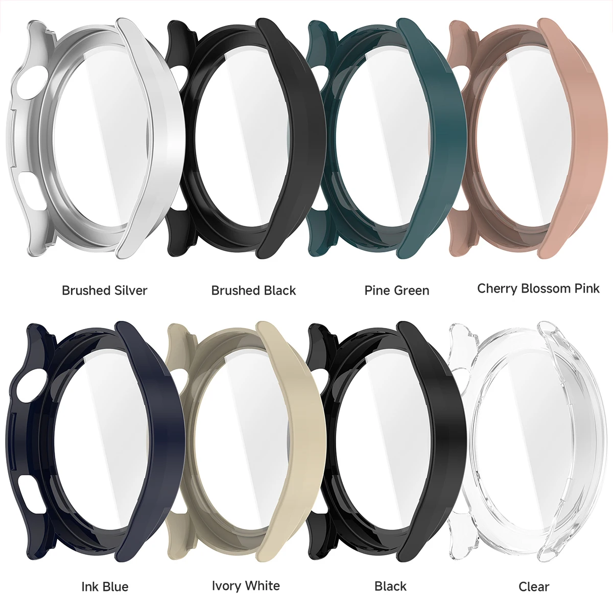 PC Case+Glass for Xiaomi Watch S5 Smart Screen Protector Anti-scratch Film Bumper Protective Cover for MI Watch S5 Accessories