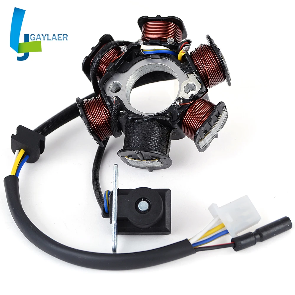 Катушка статора мотоцикла для Kawasaki AN110 Kazer 2000-2002 KAZE-R 115 2000-2004 KAZE-R 115 1999 21003-1268 Катушка статора мотоцикла для Kawasaki AN110 Kazer 2000-2002 KAZE-R 115 2000-2004 KAZE-R 115 1999 21003-1268