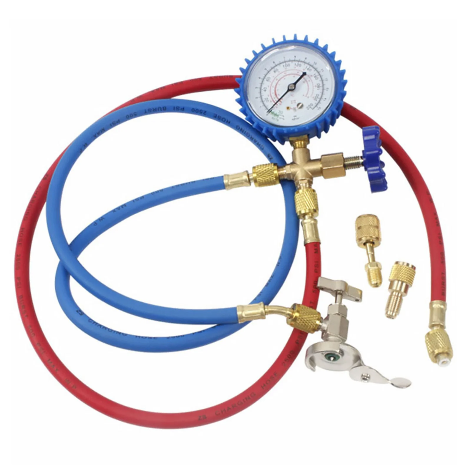 

Air Conditioning Refrigerant Recharge Pressure Gauge Manometer Tool Set Assorted Color Refrigeration System Hvac Car Ac Gauge