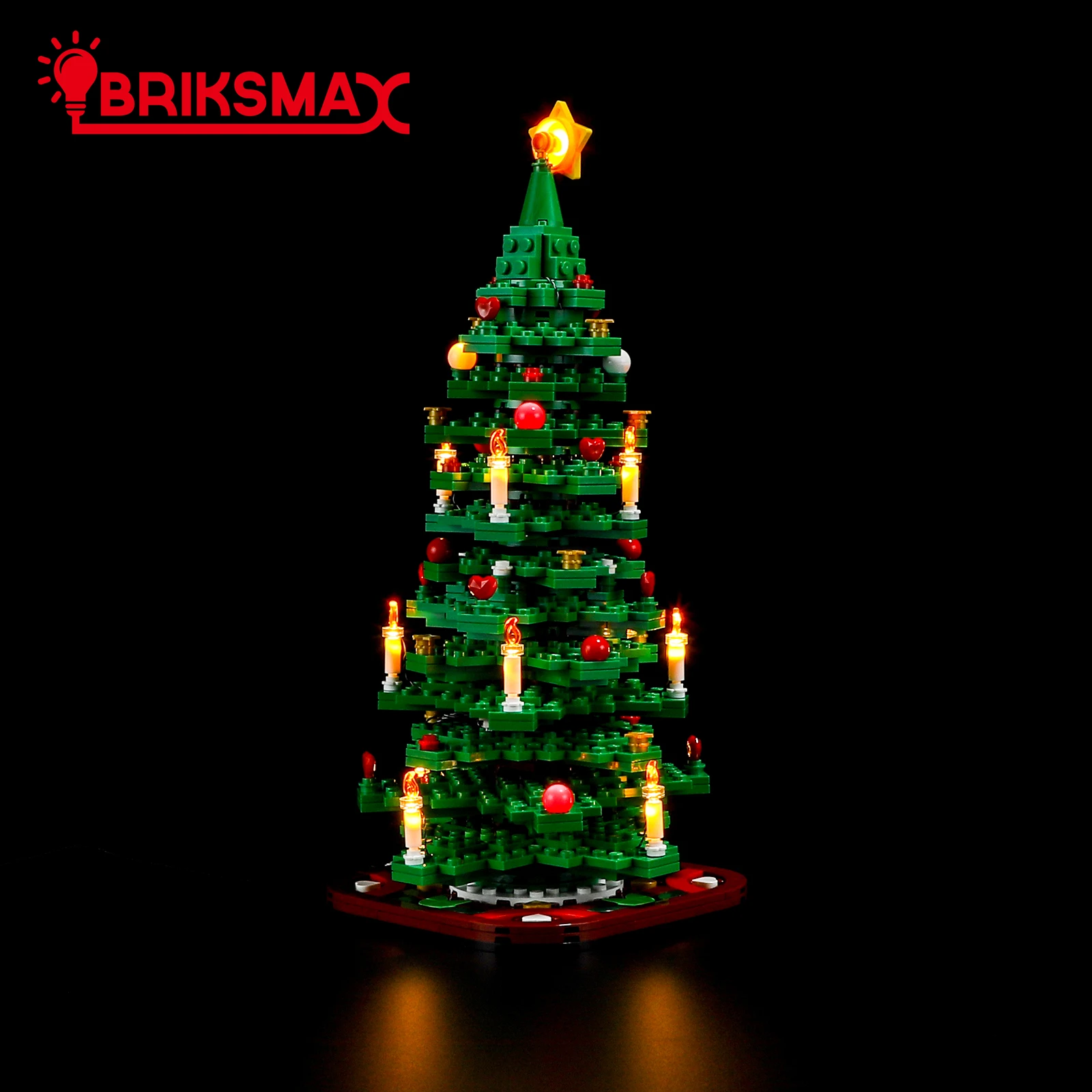 BriksMax Led Light Kit For 40573 Christmas Tree Building Blocks Set (NOT Include Model) Toys for Children