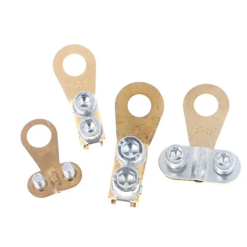 Auto Battery Terminal, Thickened Wire, Pure Copper Pile Head Clip Replacement Ideal for Vehicles