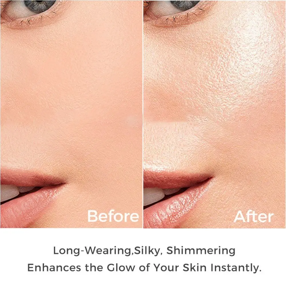 Luminiseur liquide de contour Portable, éclaircissant pour le visage, scintillant, Blush liquide, surligneur liquide