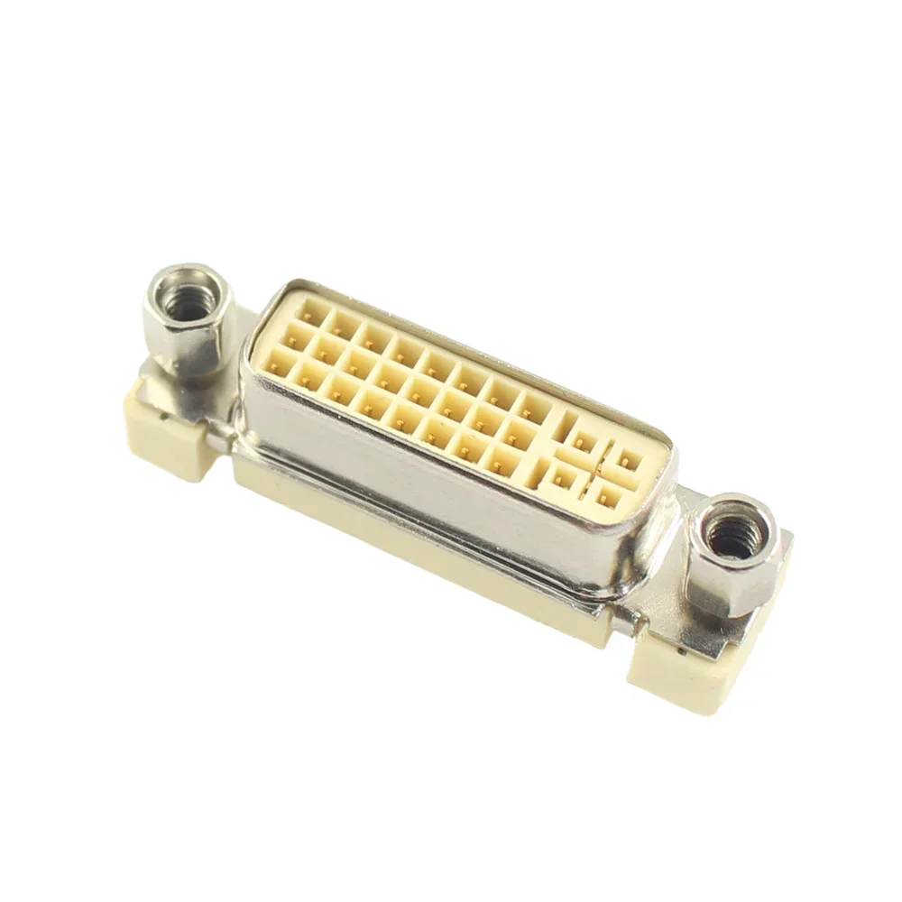 5pcs DVI 24+5 Pin Female Straight Solder 180 Degree PCB Mount Type Jack Socket Connector Adapter