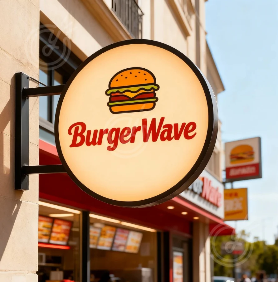 شعار Led مخصص علامة المنزل علامات الضوء لافتات الأعمال الاكريليك رسائل مشرقة مضيئة جدار تصميم شخصي صندوق معدني في الهواء الطلق