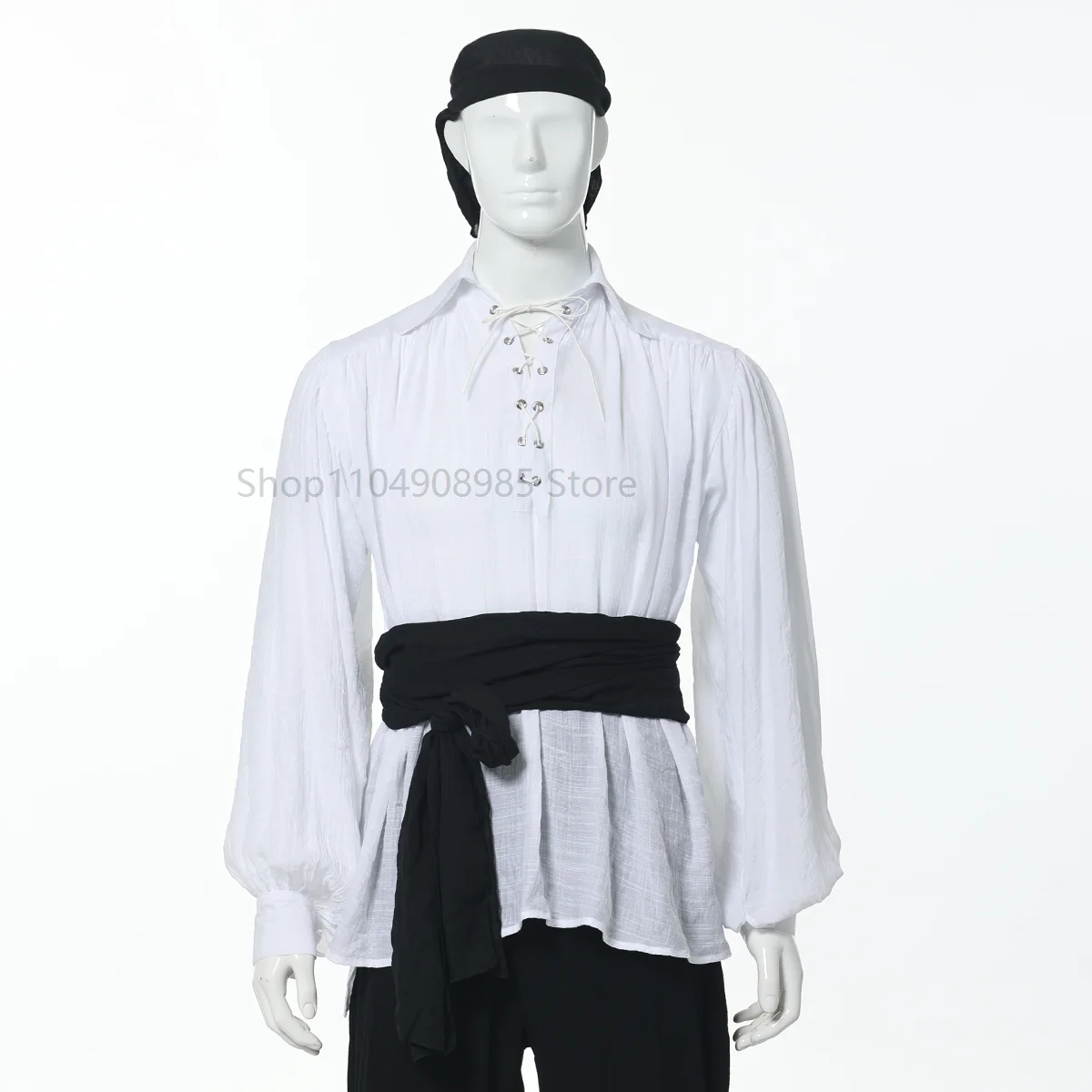 Piracka ozdoba na głowę, pas biodrowy, cosplay, vintage, Halloween, maskarada, impreza, męski, damski, kapelusz trójramienny, czapka piracka