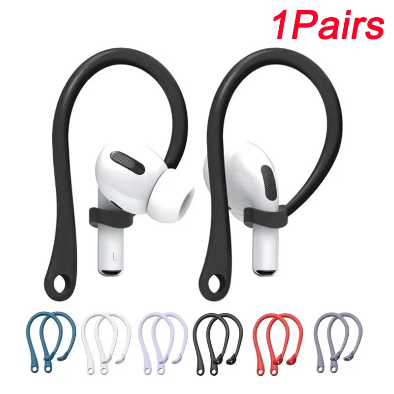 1 Paire d'Écouteurs en Silicone pour Apple AirPods Pro, Accessoires Anti-Chute, Support d'Écouteurs Bluetooth pour AirPods 4 3 2, Écouteurs Sportifs