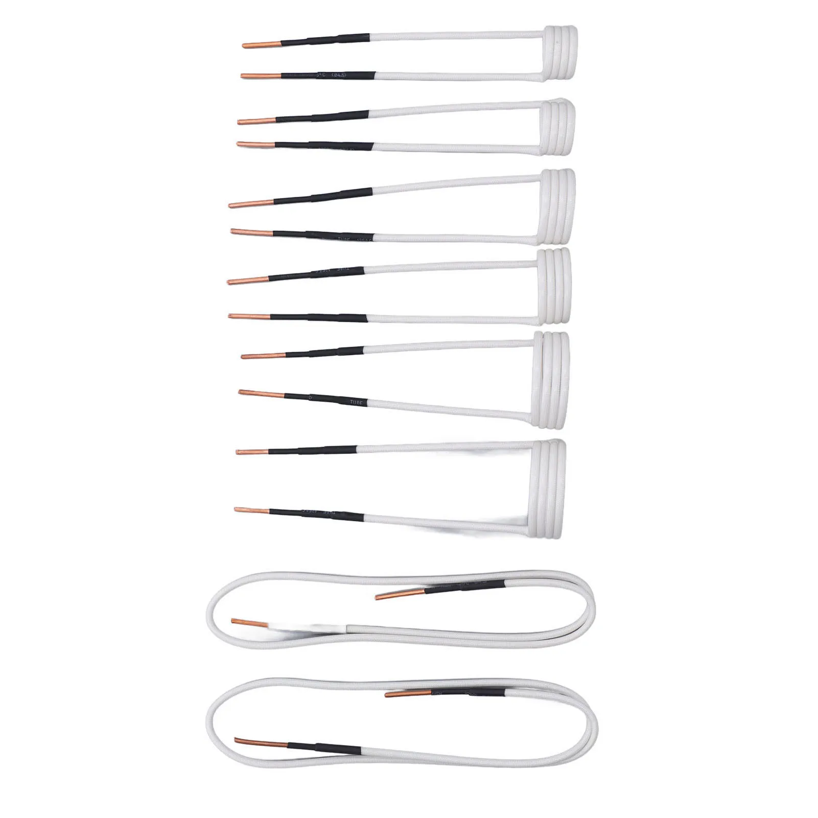 8 шт., катушка индукционного нагревателя, 2,5 мм, латунный сердечник, 4 типа, набор для болтов, гаек, снятия винтов, нагревательная катушка