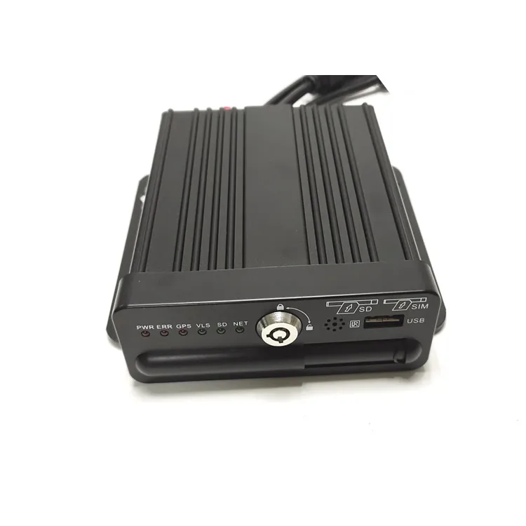 Video Monitoring Solution with Harsh Event Accurate Speed in Tunnel H265 Mobile DVR with Dual Lens Camera