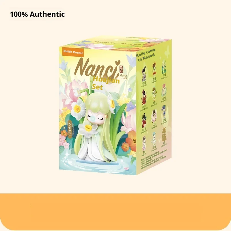 

100% Authentic Cute Birthday Gift Figure Collectible Trendy Blind Box Toy for Girls Qianli Garden Series Handmade Customizable